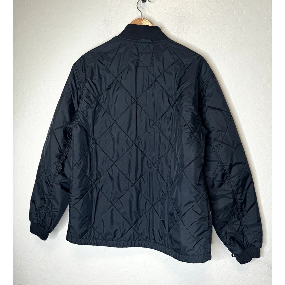 Sorel Mens Quilted Chore Nylon Puffer Jacket Black Size Large Lightweight - Picture 3 of 6